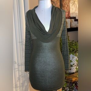 Vintage Y2K Fashion Magazine olive green bodycon mini dress 🌿